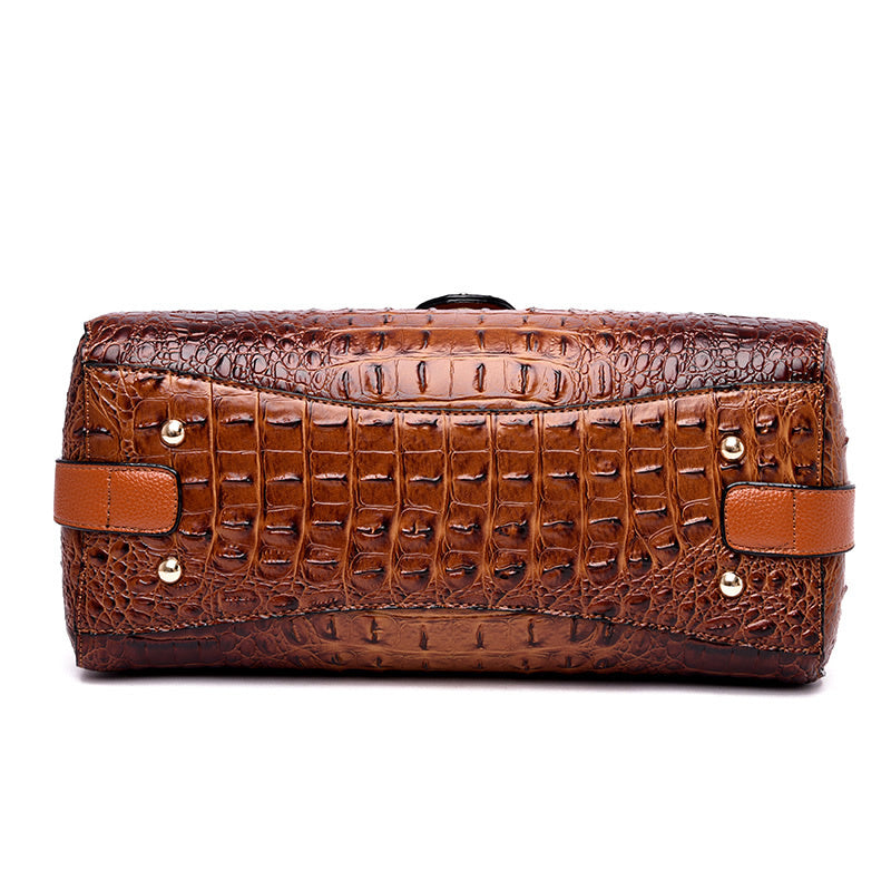 Luxe handtas voor dames, originele leren schoudertas met meerdere zakken en grote capaciteit, stijlvolle schoudertas voor dames