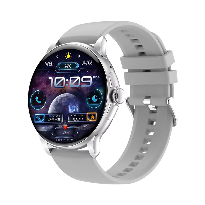 Orologio intelligente Hk49 Bluetooth BT Chiamata Promemoria intelligente Pagamento NFC Monitoraggio della salute Display AMOLED Fitness Track Orologio intelligente