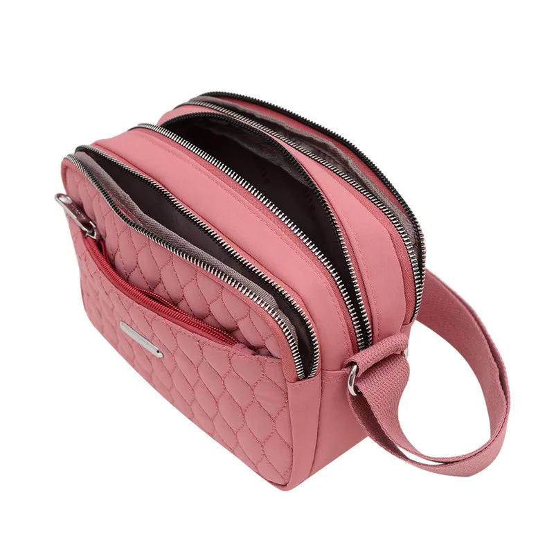 Women Crossbody Bag Rhombus Creative Fashion Solid Color Shoulder Bag Large Capacity Women's Shoulder Messenger Bag