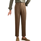 Men's Fashionable Business Formal Wear Casual Pants Stretch Casual Pant Straight Leg Pant Men's Casual Formal Pants