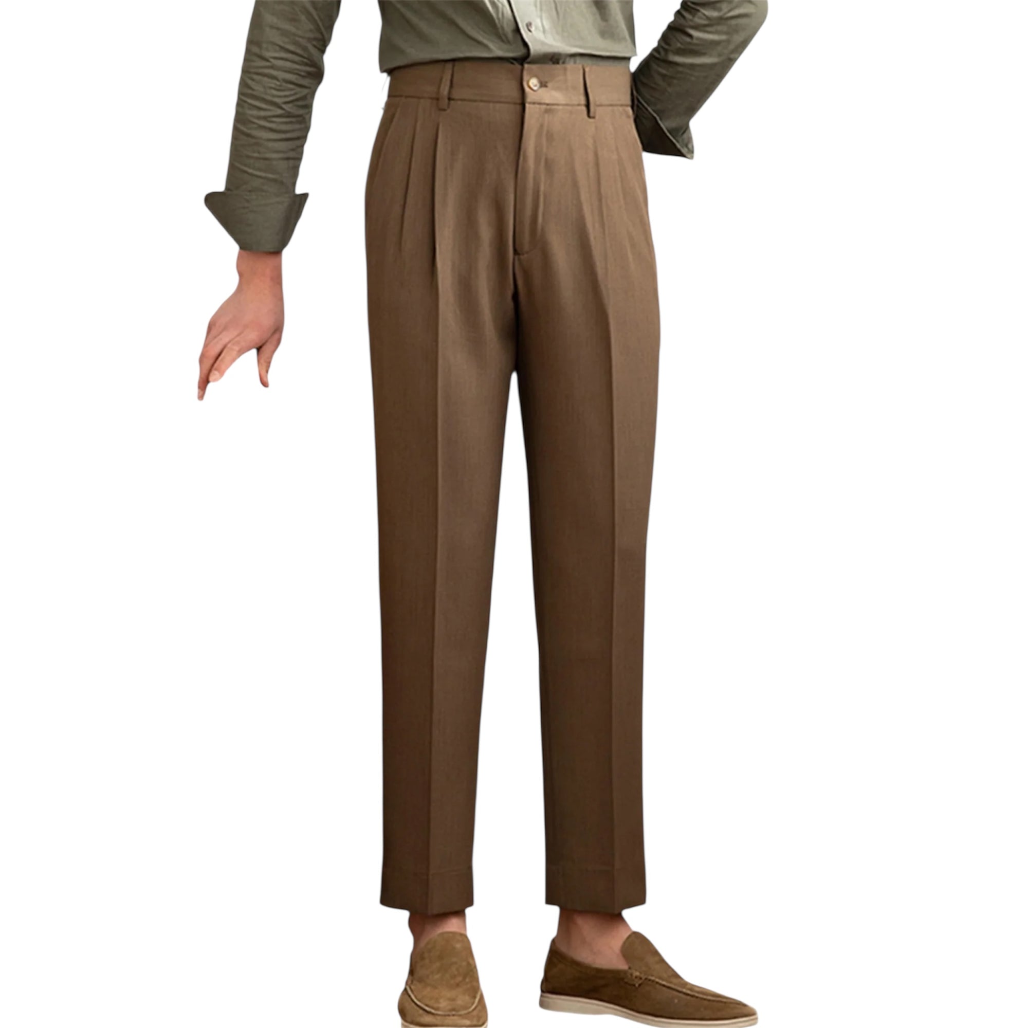 Men's Fashionable Business Formal Wear Casual Pants Stretch Casual Pant Straight Leg Pant Men's Casual Formal Pants