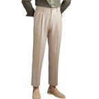 Men's Fashionable Business Formal Wear Casual Pants Stretch Casual Pant Straight Leg Pant Men's Casual Formal Pants