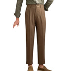 Men's Fashionable Business Formal Wear Casual Pants Stretch Casual Pant Straight Leg Pant Men's Casual Formal Pants