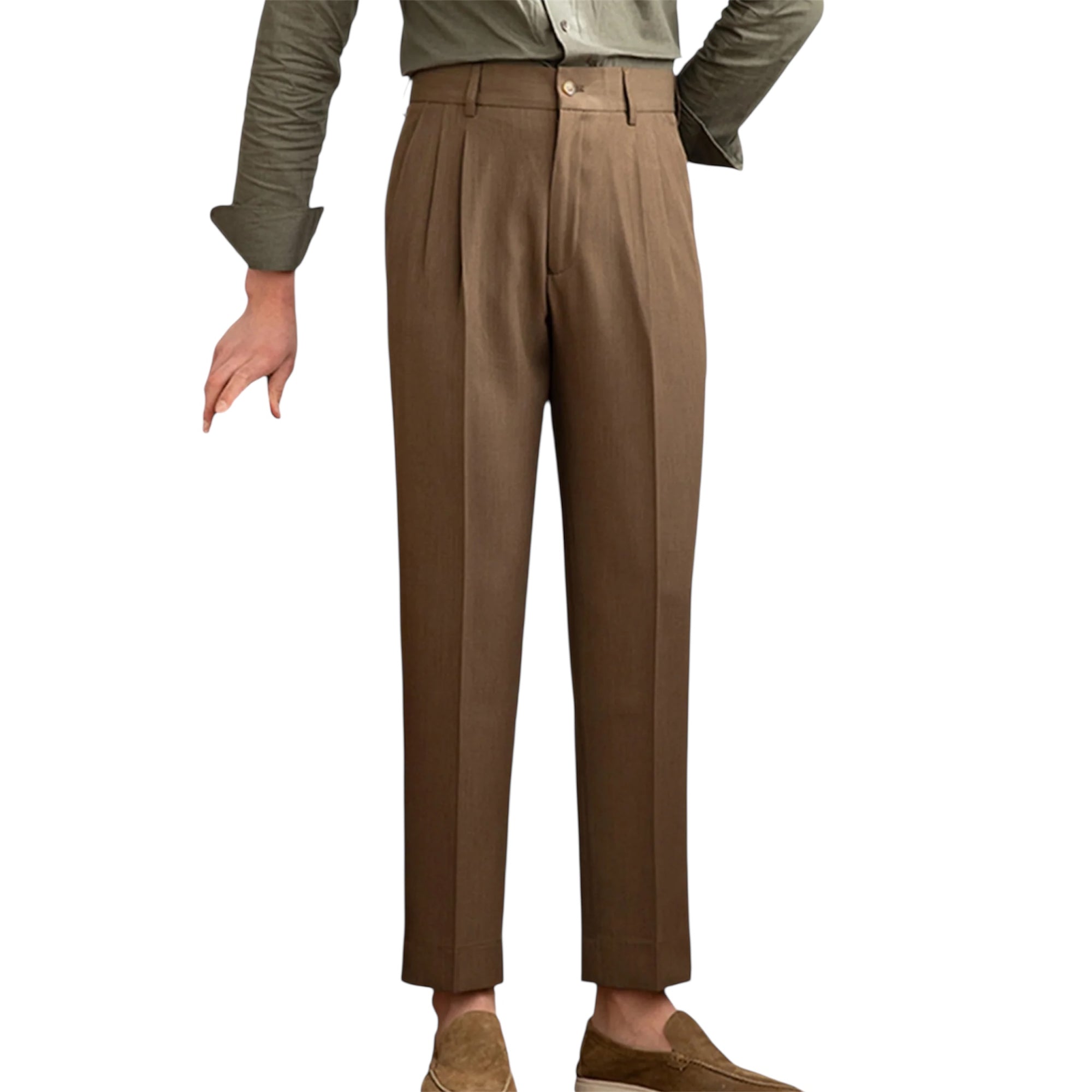 Men's Fashionable Business Formal Wear Casual Pants Stretch Casual Pant Straight Leg Pant Men's Casual Formal Pants