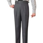 Men's Fashionable Business Casual Formal Pants Adjustable Buckle High Waist Straight Men's Fashion Casual Suit Pants