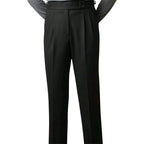 Men's Fashionable Business Casual Formal Pants Solid Color British Commuter Anti-wrinkle Retro Slim-fit Casule Pants