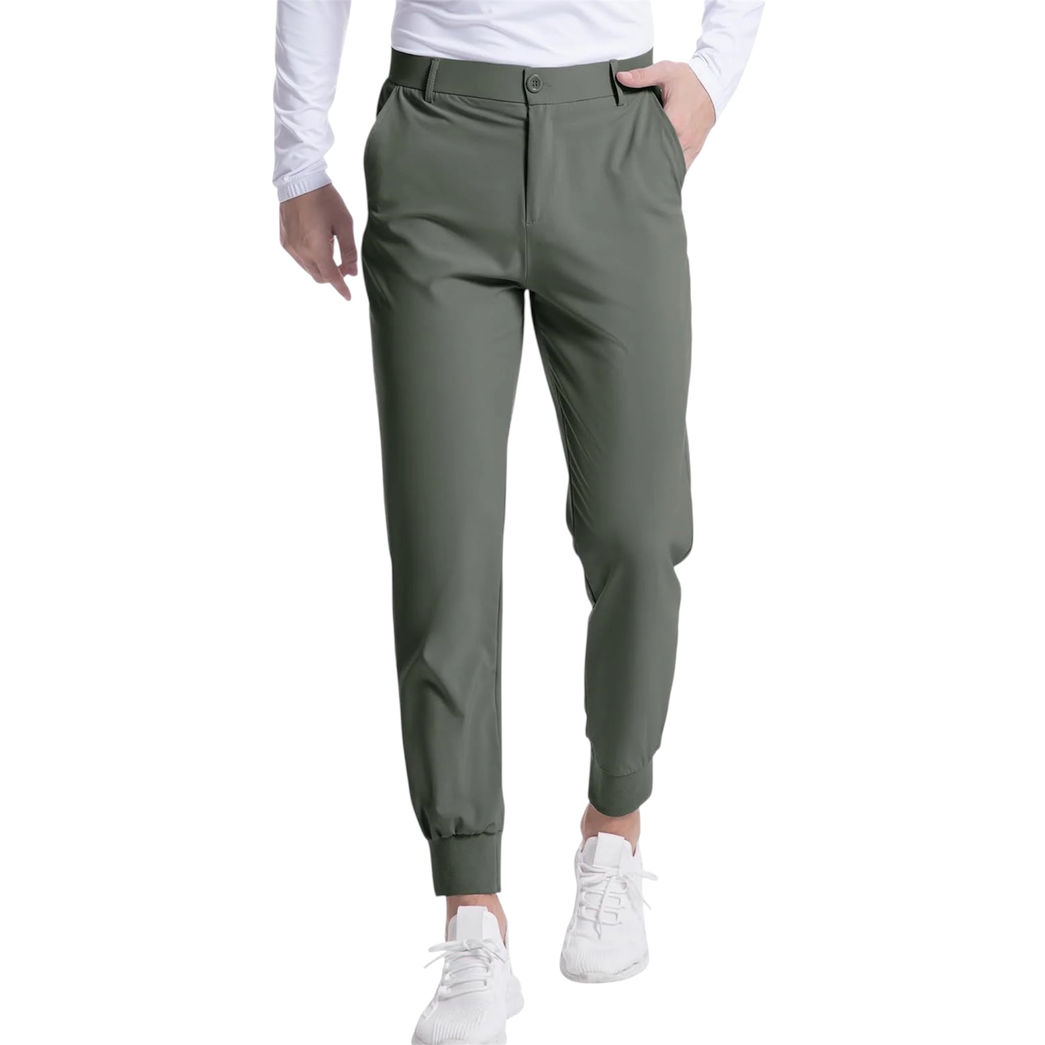 Modieuze, casual, elastische joggingbroek voor heren, slim fit, katoenen, middelhoge taille, lichtgewicht casual joggingbroek voor heren