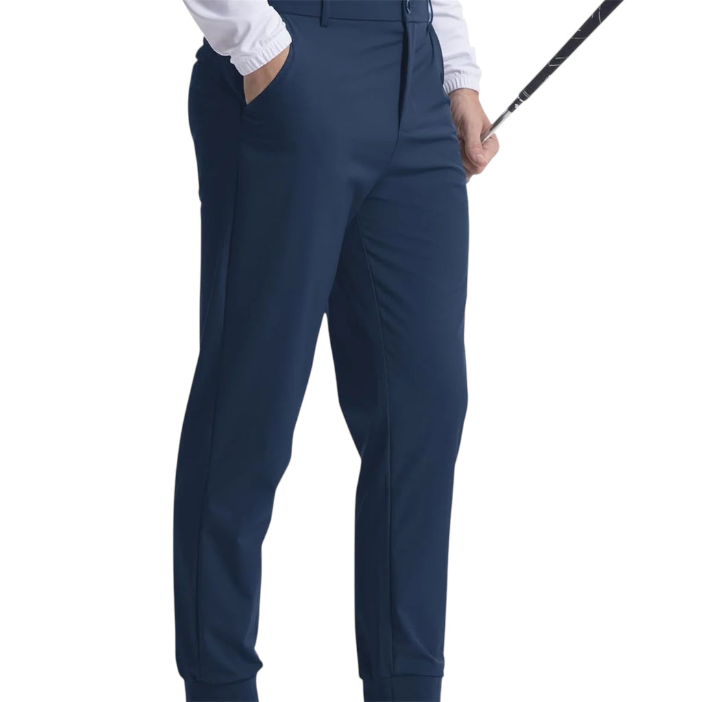 Men's Fashionable Casual Elastic Jogger Pants Slim Fit Cotton Mid Waist Lightweight Men's Casual Jogger Pants