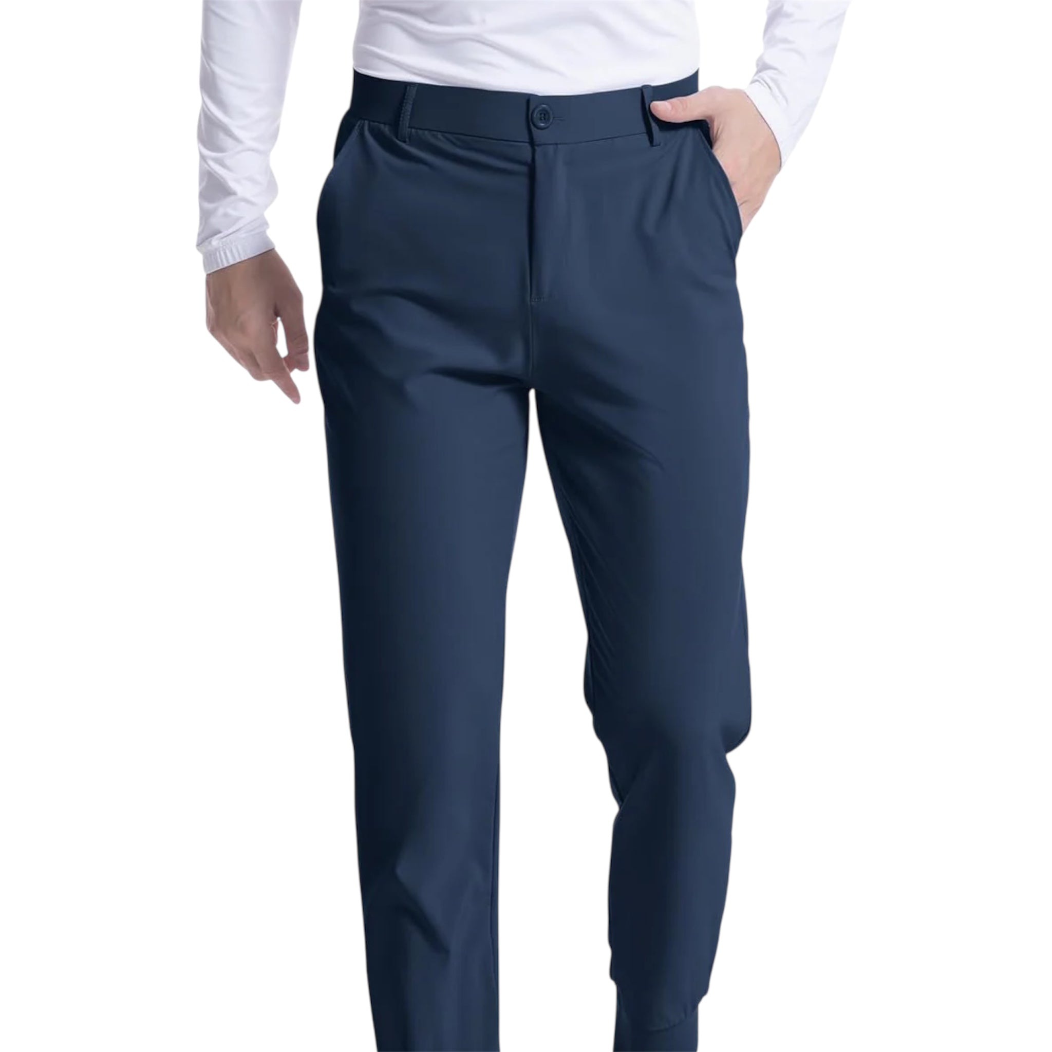 Modieuze, casual, elastische joggingbroek voor heren, slim fit, katoenen, middelhoge taille, lichtgewicht casual joggingbroek voor heren
