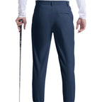 Men's Fashionable Casual Elastic Jogger Pants Slim Fit Cotton Mid Waist Lightweight Men's Casual Jogger Pants