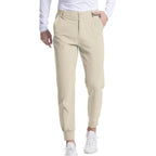 Men's Fashionable Casual Elastic Jogger Pants Slim Fit Cotton Mid Waist Lightweight Men's Casual Jogger Pants
