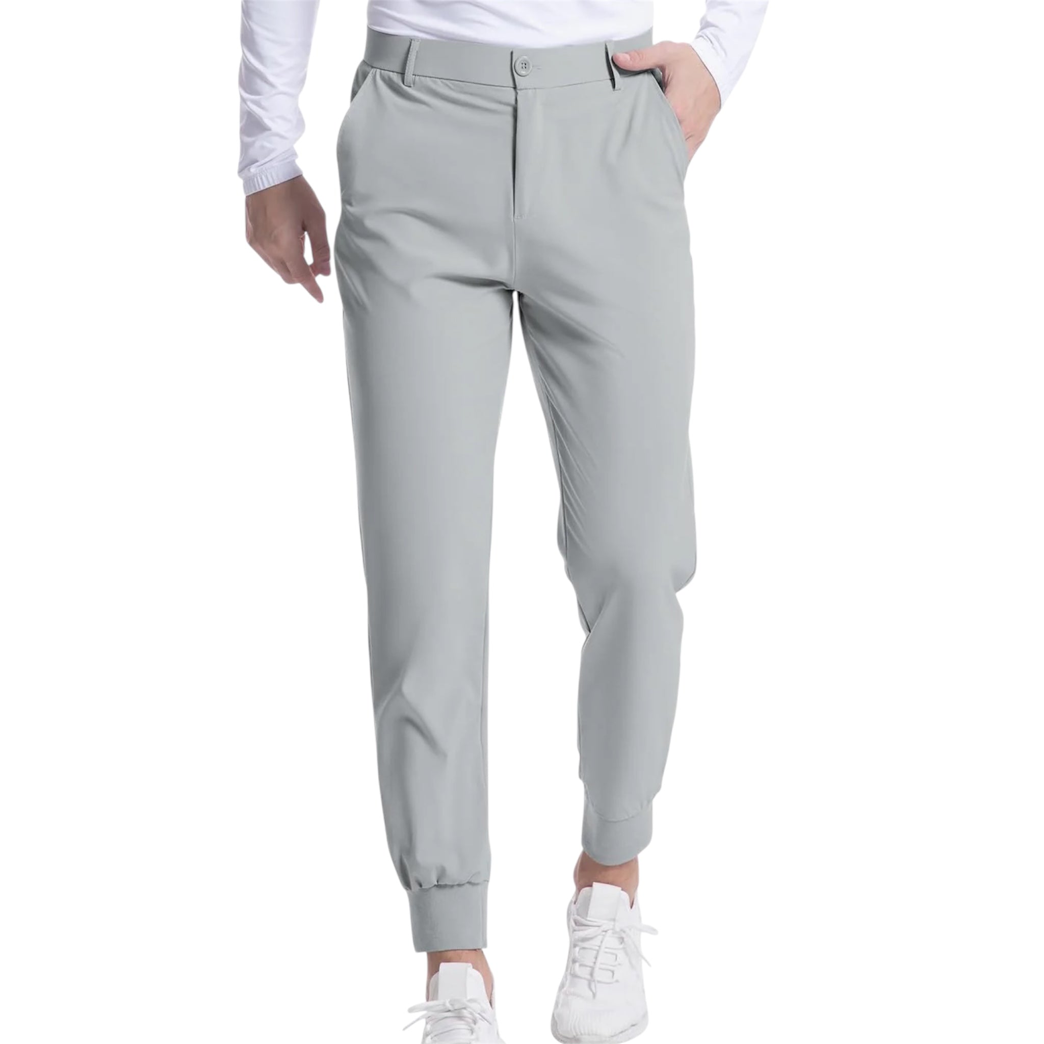 Modieuze, casual, elastische joggingbroek voor heren, slim fit, katoenen, middelhoge taille, lichtgewicht casual joggingbroek voor heren