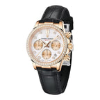 PAGANI Design Luxury Women Quartz Watch Stainless Steel Rhionstone Crafted 100m Waterproof Chronograph Women Quartz Watch