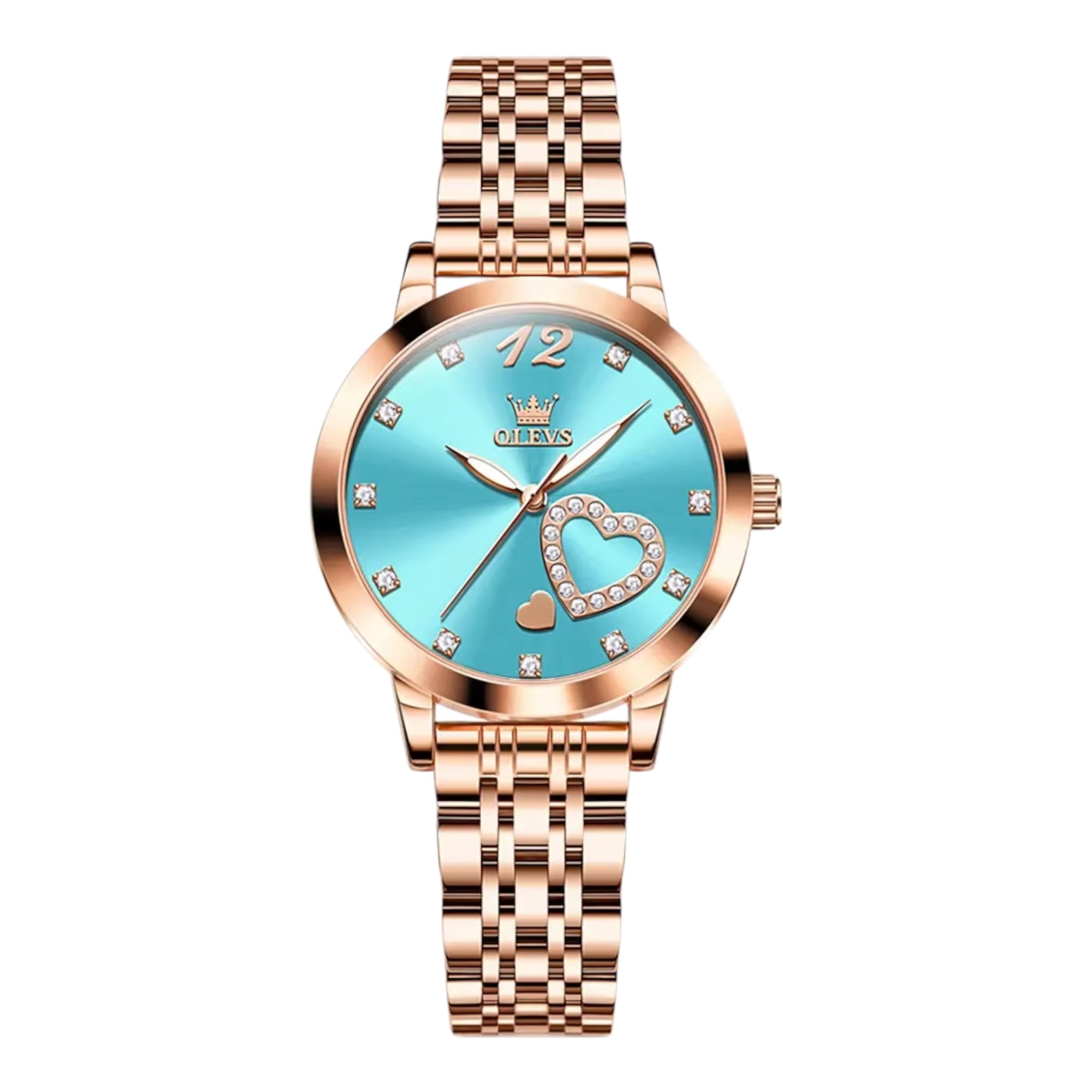 OLEVS Brand 5189 Woman Luxury Quartz Watches Steel Strap Casual Rhinstone Crafted Waterproof Lady Quartz Wrist Watch