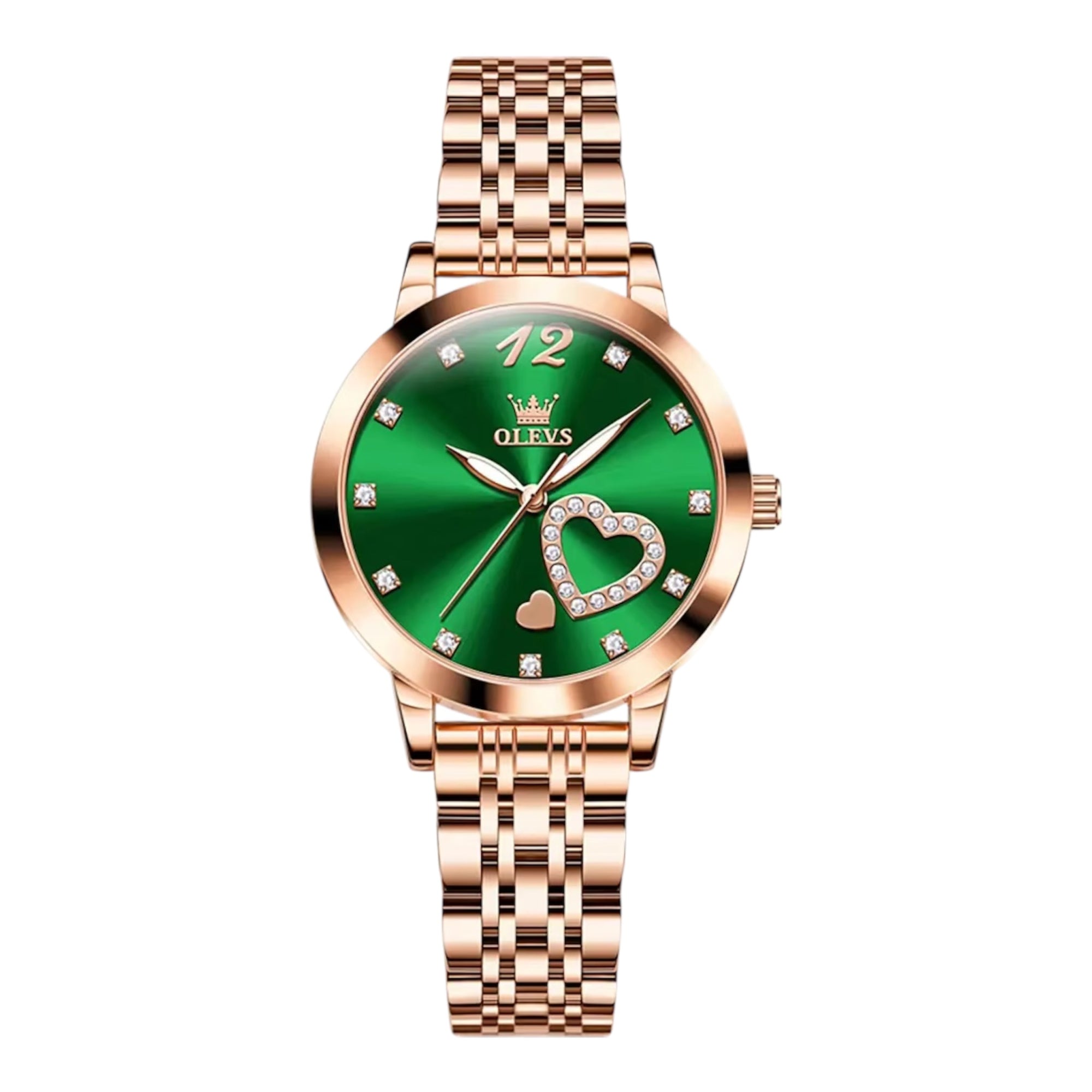 OLEVS Brand 5189 Woman Luxury Quartz Watches Steel Strap Casual Rhinstone Crafted Waterproof Lady Quartz Wrist Watch
