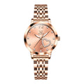 OLEVS Brand 5189 Woman Luxury Quartz Watches Steel Strap Casual Rhinstone Crafted Waterproof Lady Quartz Wrist Watch - Acquisti Online
