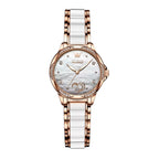 OLEVS Luxury Women's Mechanical Watch Rhinstone Crafted Waterproof Luminous Automatic Mechanical Women Watch