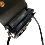 Women's Fashionable Simple Crossbody Shoulder Bag Zipper Pocket Polyester Texture Small Square Crossbody Shoulder Bag
