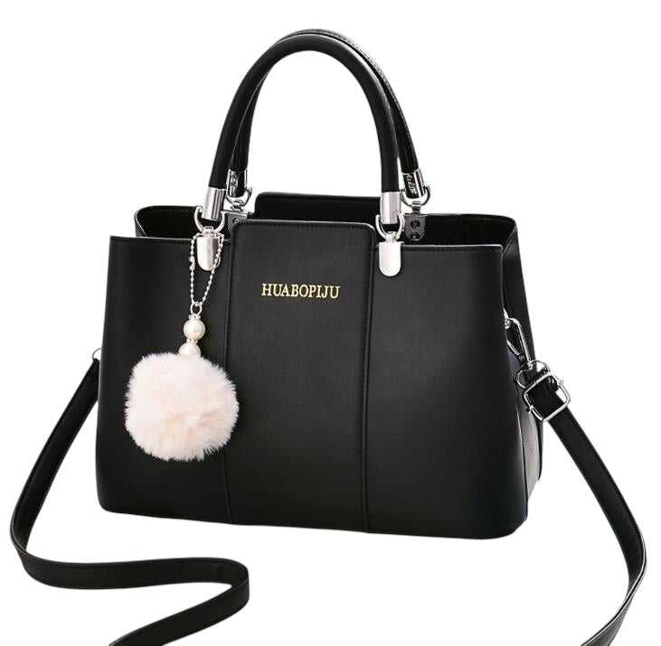 Women Fashionable Handbag Shoulder Bag PU Material Trendy Handbags Large Capacity Zipper Pocket Ladies One Shoulder Bag