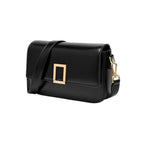 Women's Luxury Purse High Quality Handbag Ladies Shoulder Bag Cowhide Small Square Leather Shoulder Crossbody Bag