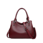 Women's Casual Soft Leather Crossbody Shoulder Bag Stylish Tote Bag Women Zipper Handbag PU Leather Shoulder Bag