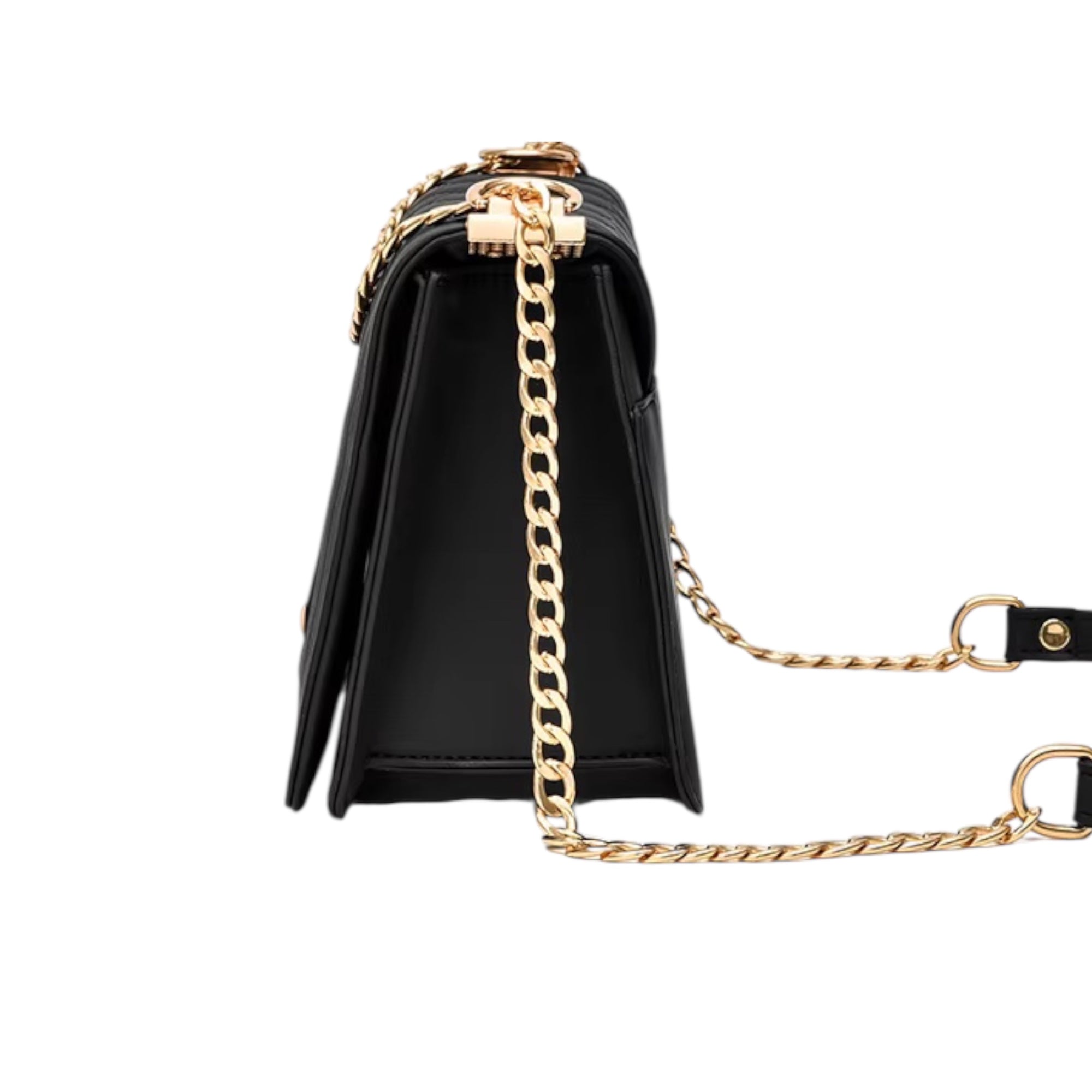 Women's Bag Pu Soft Leather Small Square Bag Retro Shoulder Bag Rhombus With Chain minimalist one shoulder bag