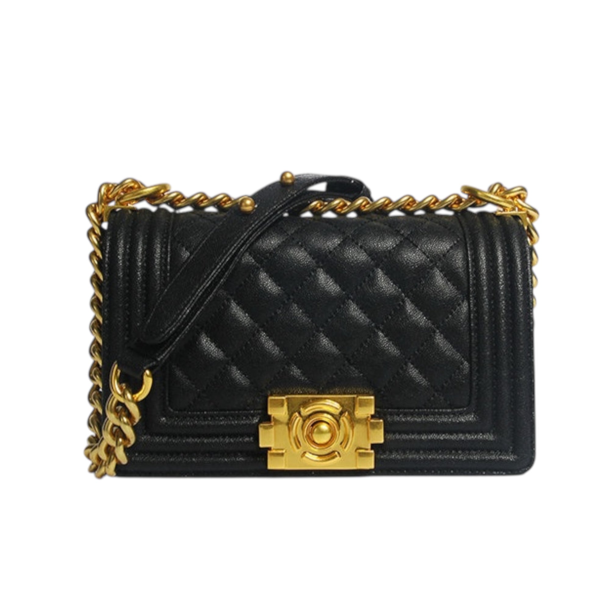Women's Fashionable Shoulder Bag Original Leather Crossbody bag Large Cpacity Closed Way Lock Women Shoulder Bag