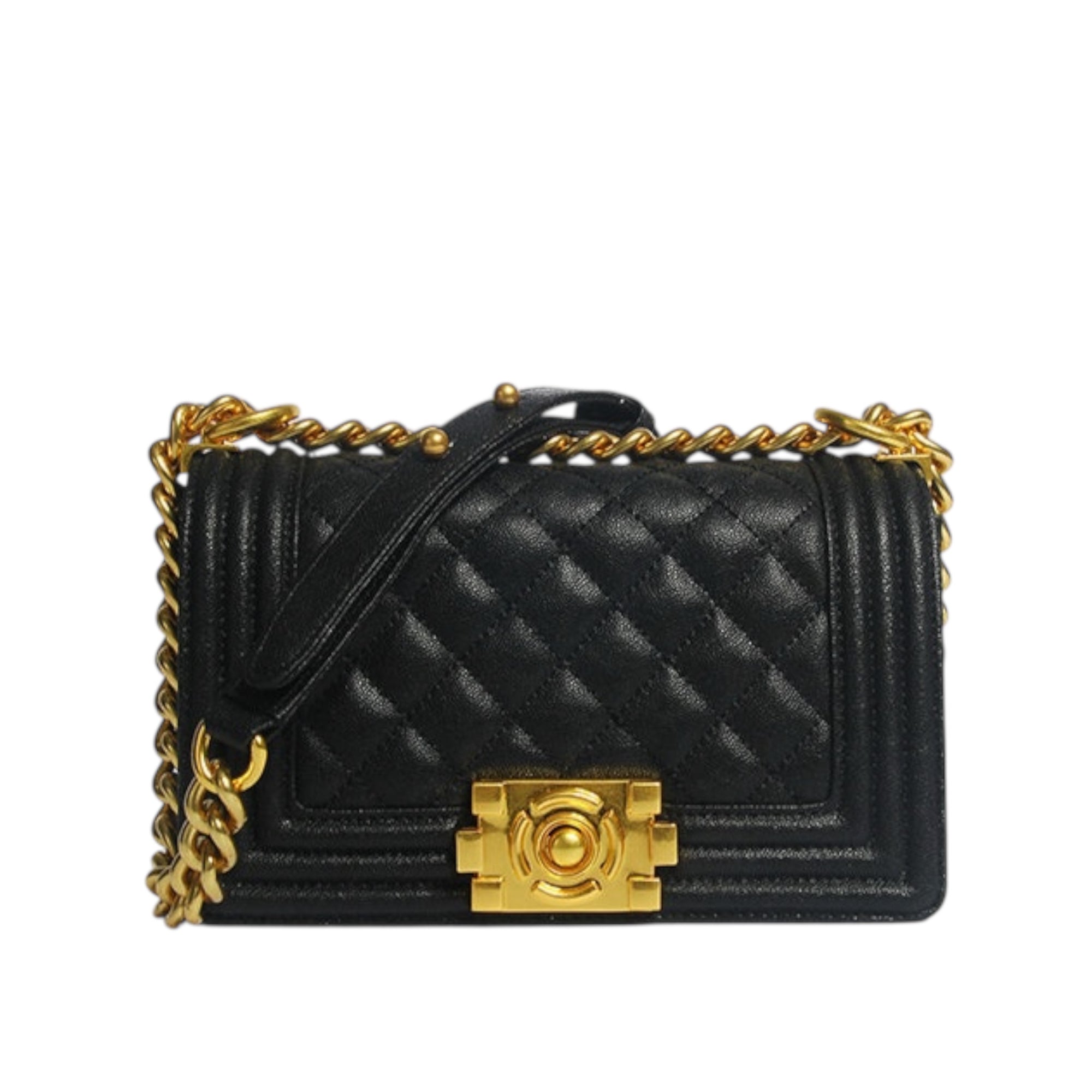 Women's Fashionable Shoulder Bag Original Leather Crossbody bag Large Cpacity Closed Way Lock Women Shoulder Bag