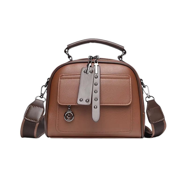 Women's Classic Crossbody Bag PU Leather Messenger Bags Shoulder Handbag Zipper Closure Good Quality Handbags