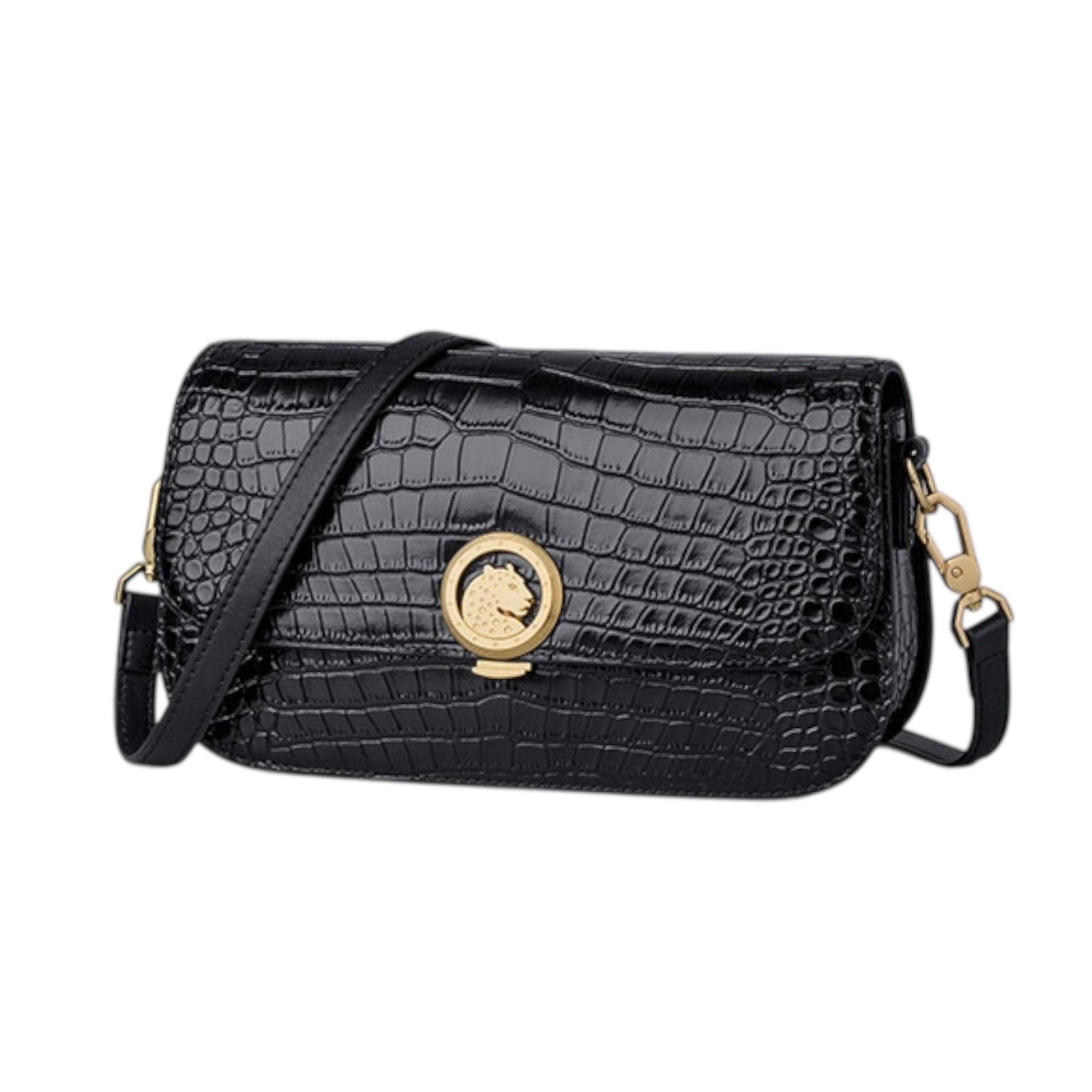 Women's Fashion Crossbody Bag All match Leather Shoulder Messenger Bag Multi Pocket Women Shoulder Bag