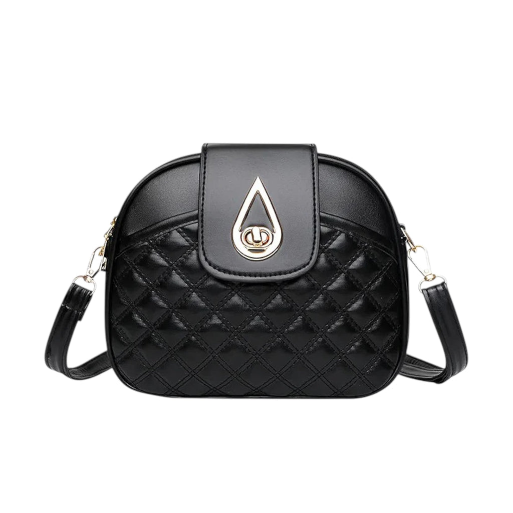 Women's Simple Shoulder Bag Texture Fashion Rhombus Embroidery Thread Shoulder Bag Women Crossbody Bag
