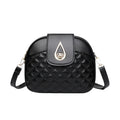 Eenvoudige schoudertas voor dames met textuur, mode-ruitborduurwerk, schoudertas en crossbodytas voor dames