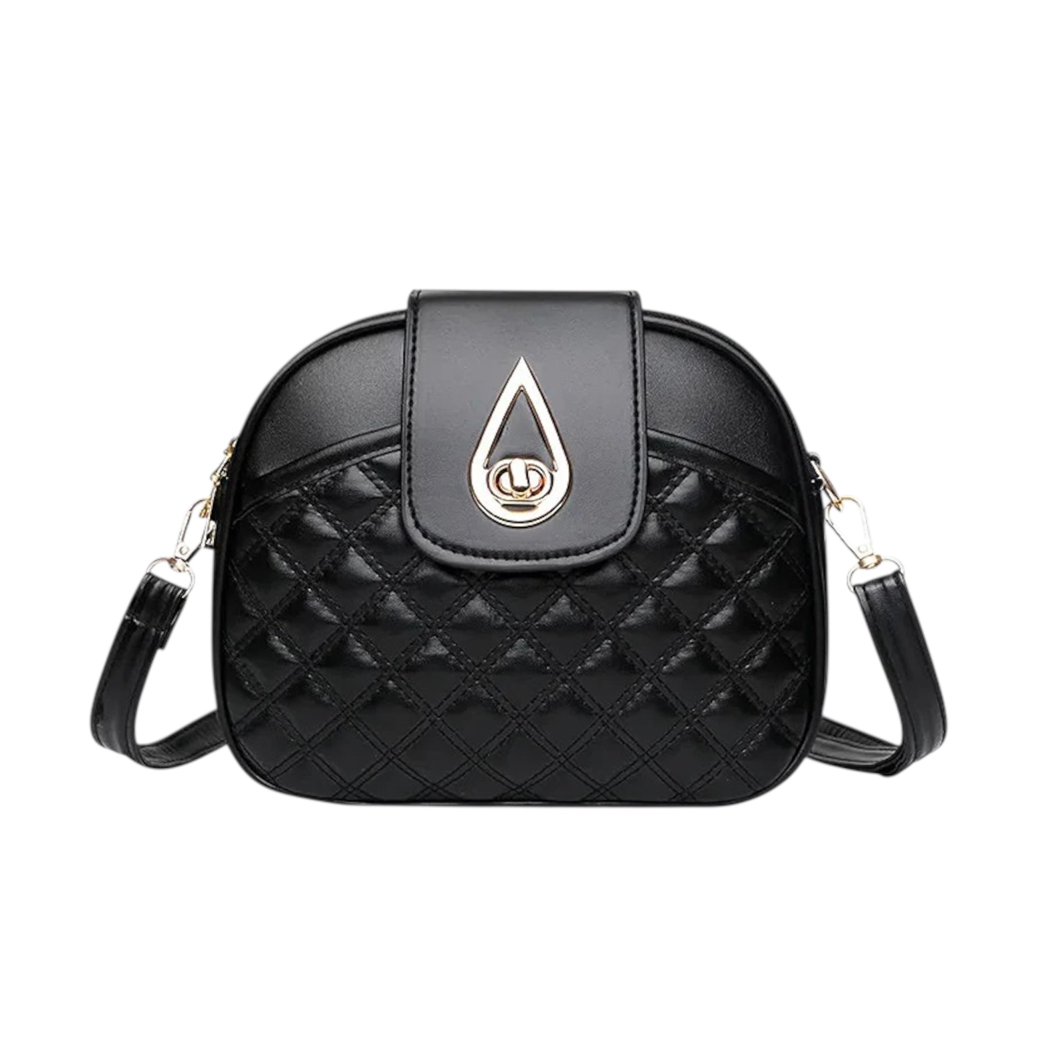 Eenvoudige schoudertas voor dames met textuur, mode-ruitborduurwerk, schoudertas en crossbodytas voor dames