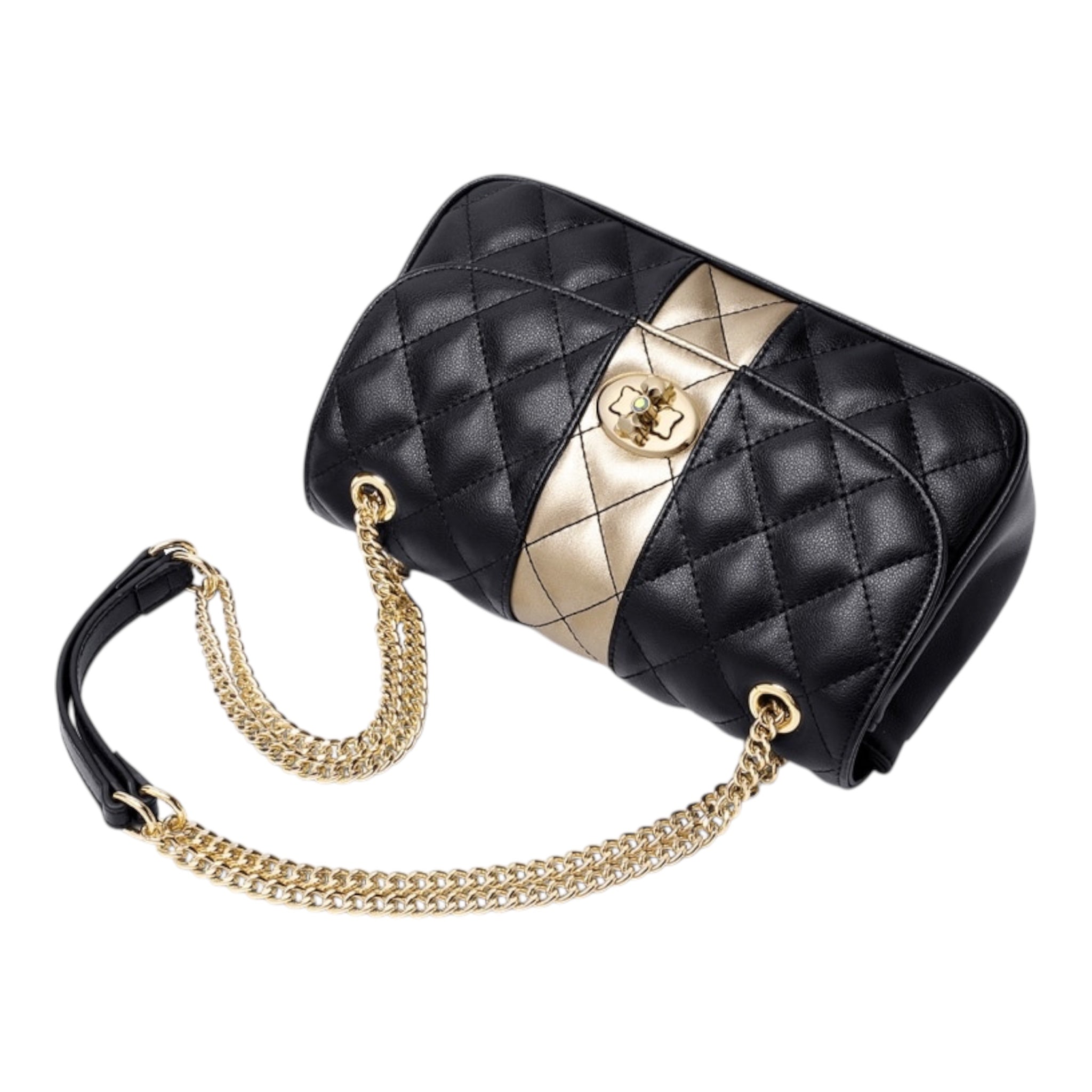 Modieuze luxe damestas met diamanten ketting, multi-pocket, grote capaciteit dames schoudertas