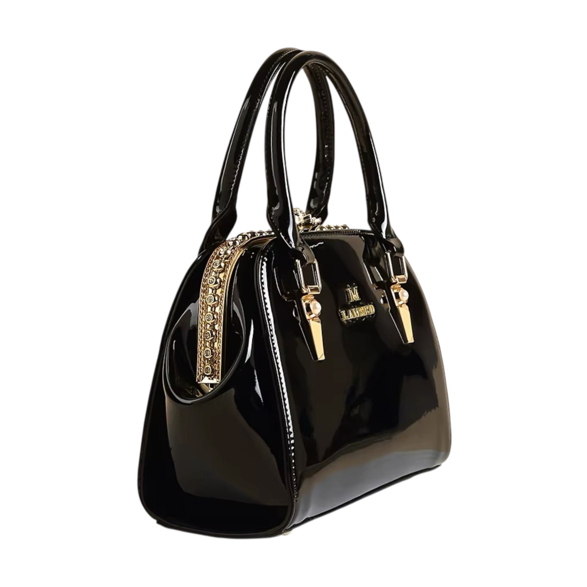 Women's Luxury Hand Bag Genuine Leather Stylish Atmosphere 2025 New Glossy Elegant Multi Pocket Women Shoulder Bag