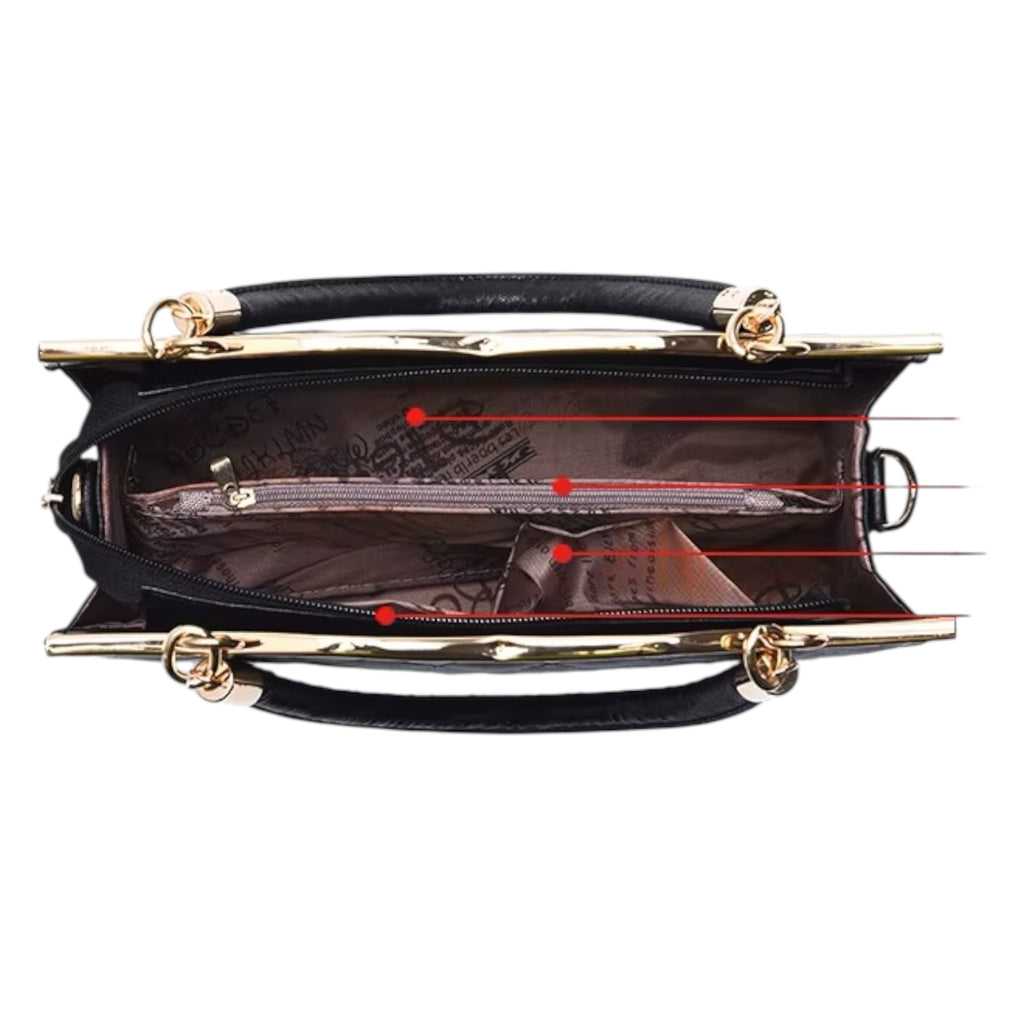 Women's Hand Bag New Embroidered Rhombus Shoulder Bag Multi Pocket Crossbody Bag Large Capacity Women's Shoulder Bag