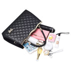 Women's Hand Bag New Embroidered Rhombus Shoulder Bag Multi Pocket Crossbody Bag Large Capacity Women's Shoulder Bag