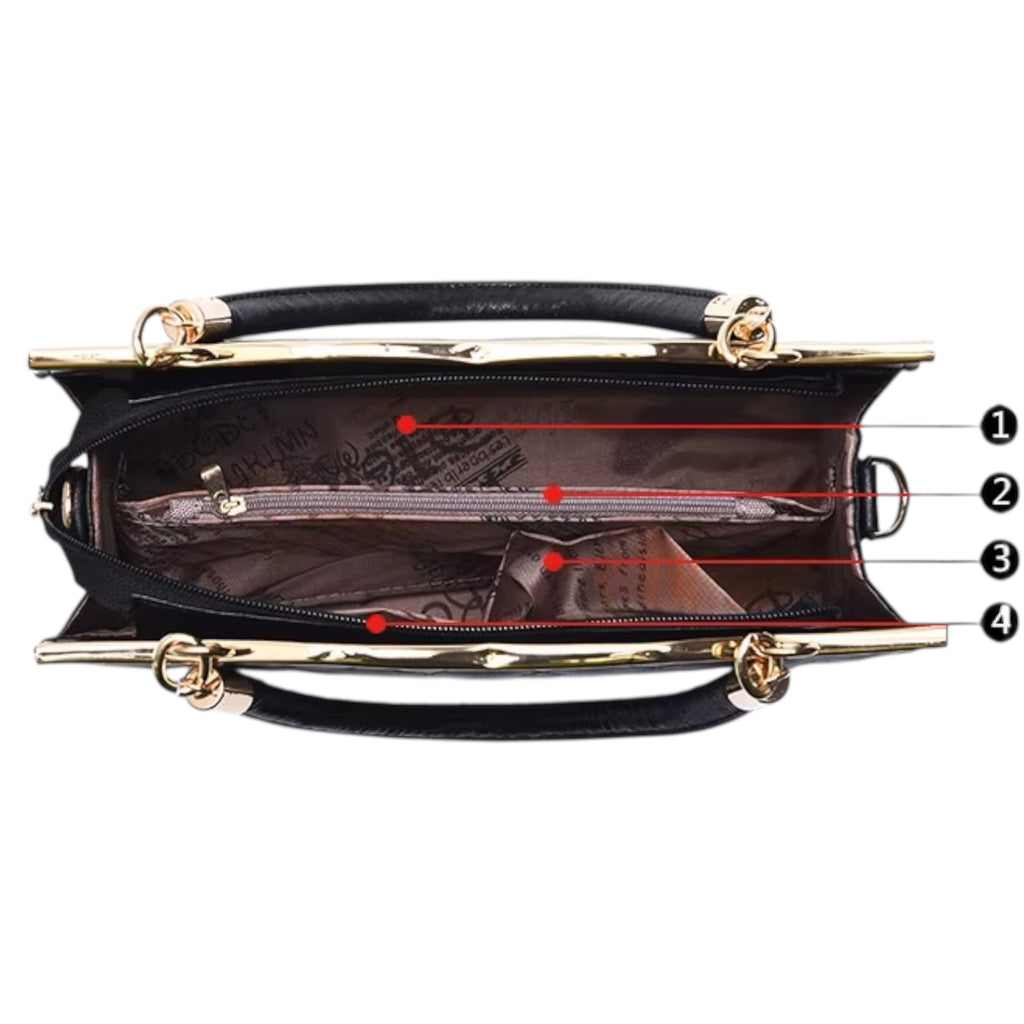 Women's Hand Bag New Embroidered Rhombus Shoulder Bag Multi Pocket Crossbody Bag Large Capacity Women's Shoulder Bag