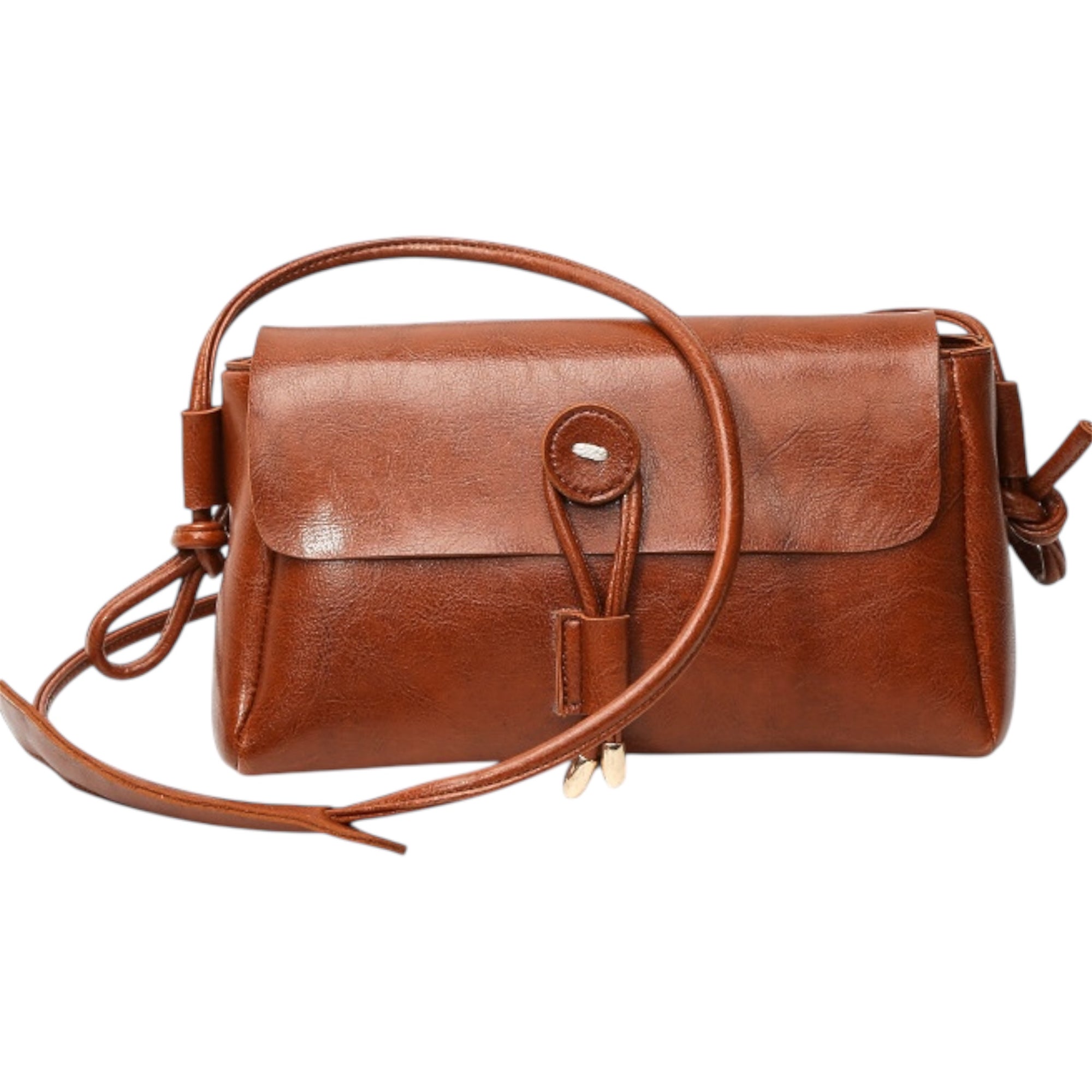 Women's Shoulder Bag Leather Women's Small Square Bag Zipper Polyester Fashionable Trendy Women's Shoulder Bag