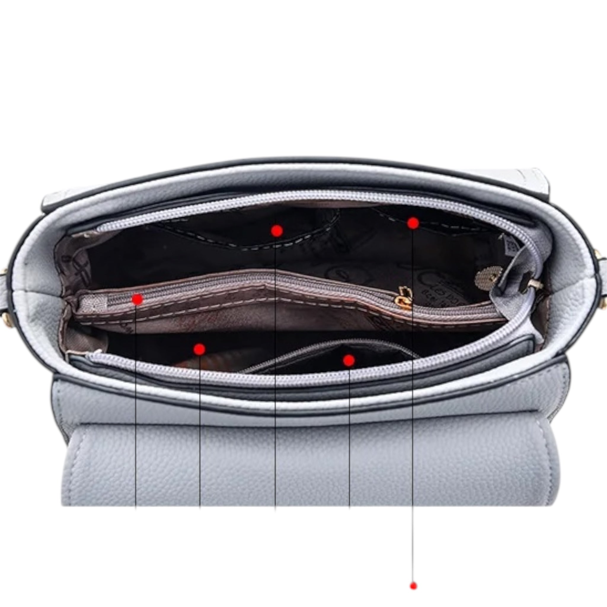Modieuze schoudertas voor dames, originele leren tas met grote capaciteit voor dames, modieuze schoudertas voor dames