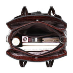 Women's Handbag Large Capacity Multi Pocket Fashionable Original Leather Crossbody bag Women Shoulder Messenger bag