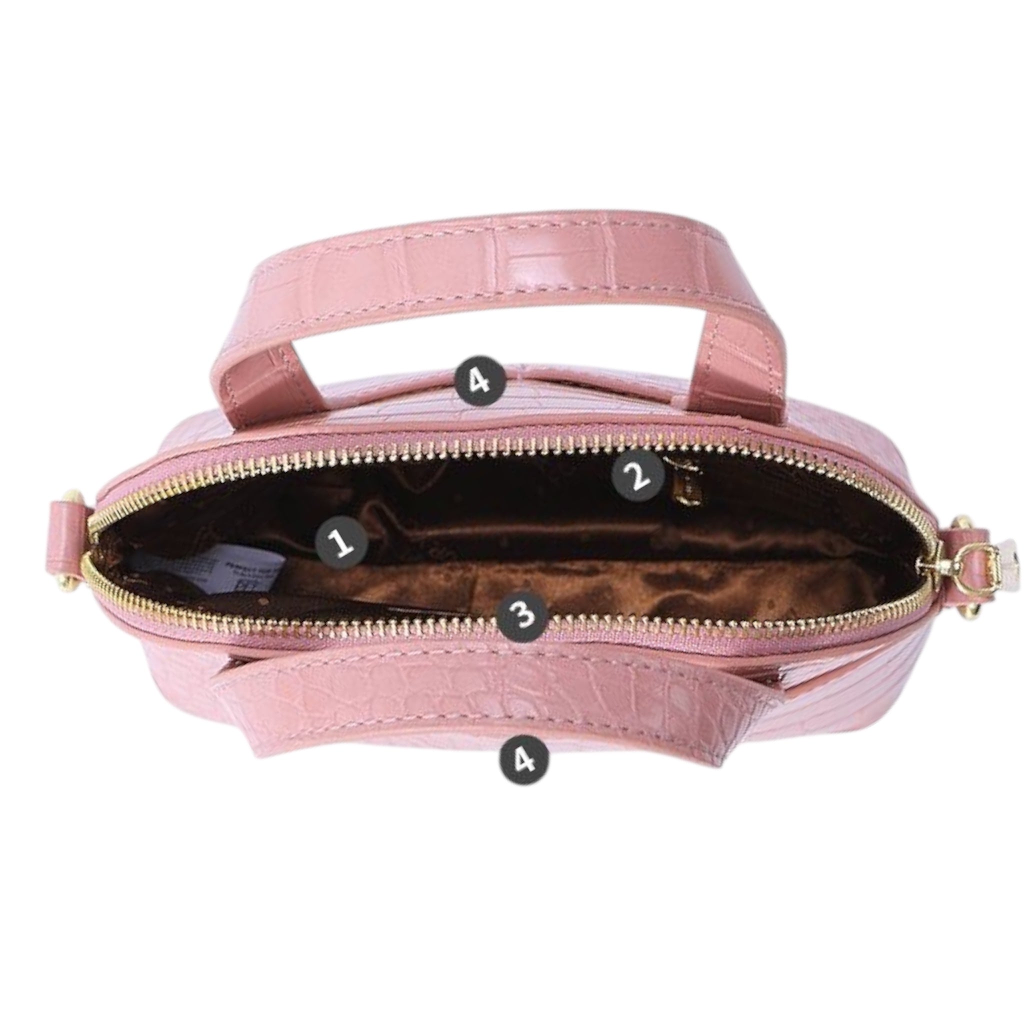 Dames handtas grote capaciteit schoudertas modieuze crossbody tas originele leren multi pocket dames schoudertas