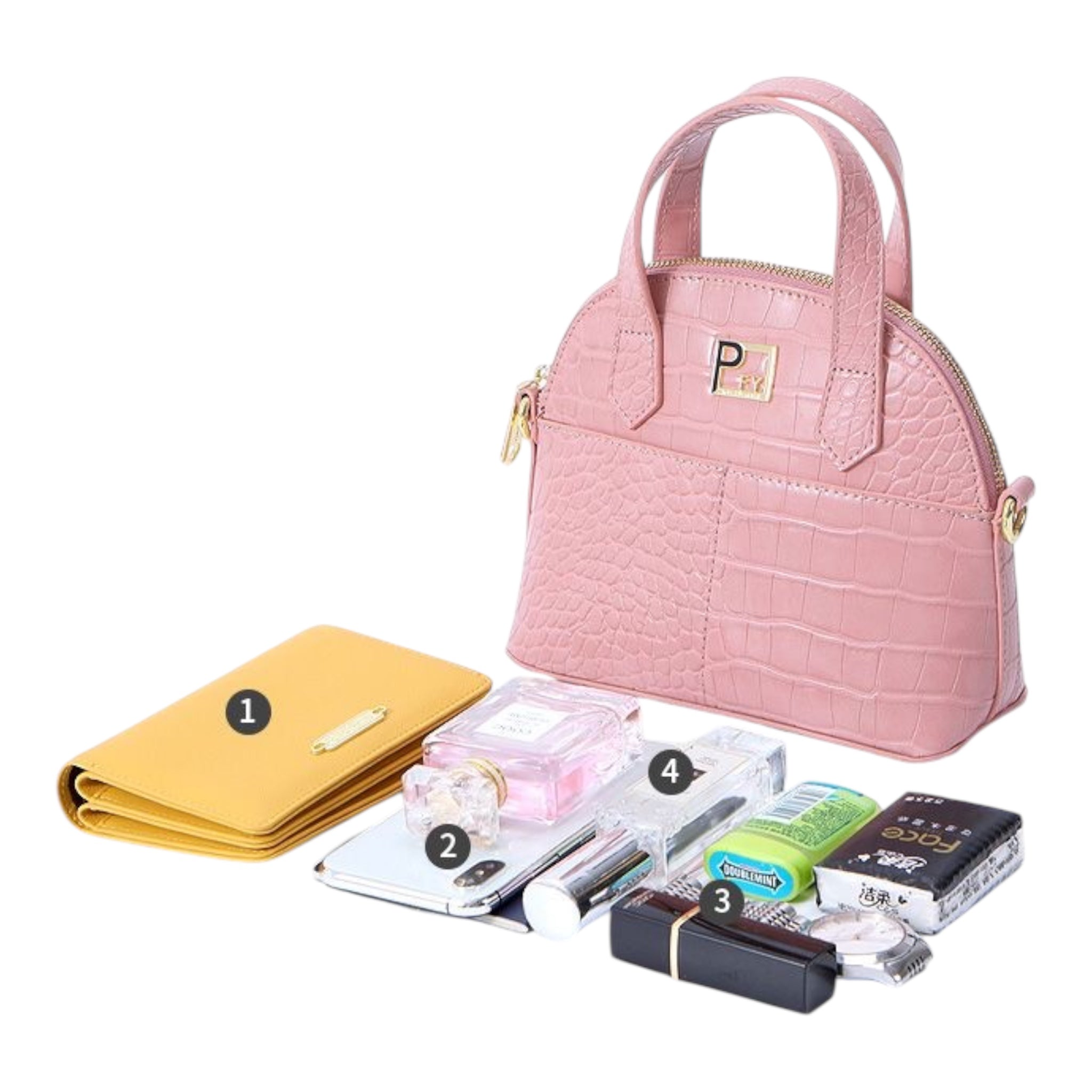 Dames handtas grote capaciteit schoudertas modieuze crossbody tas originele leren multi pocket dames schoudertas