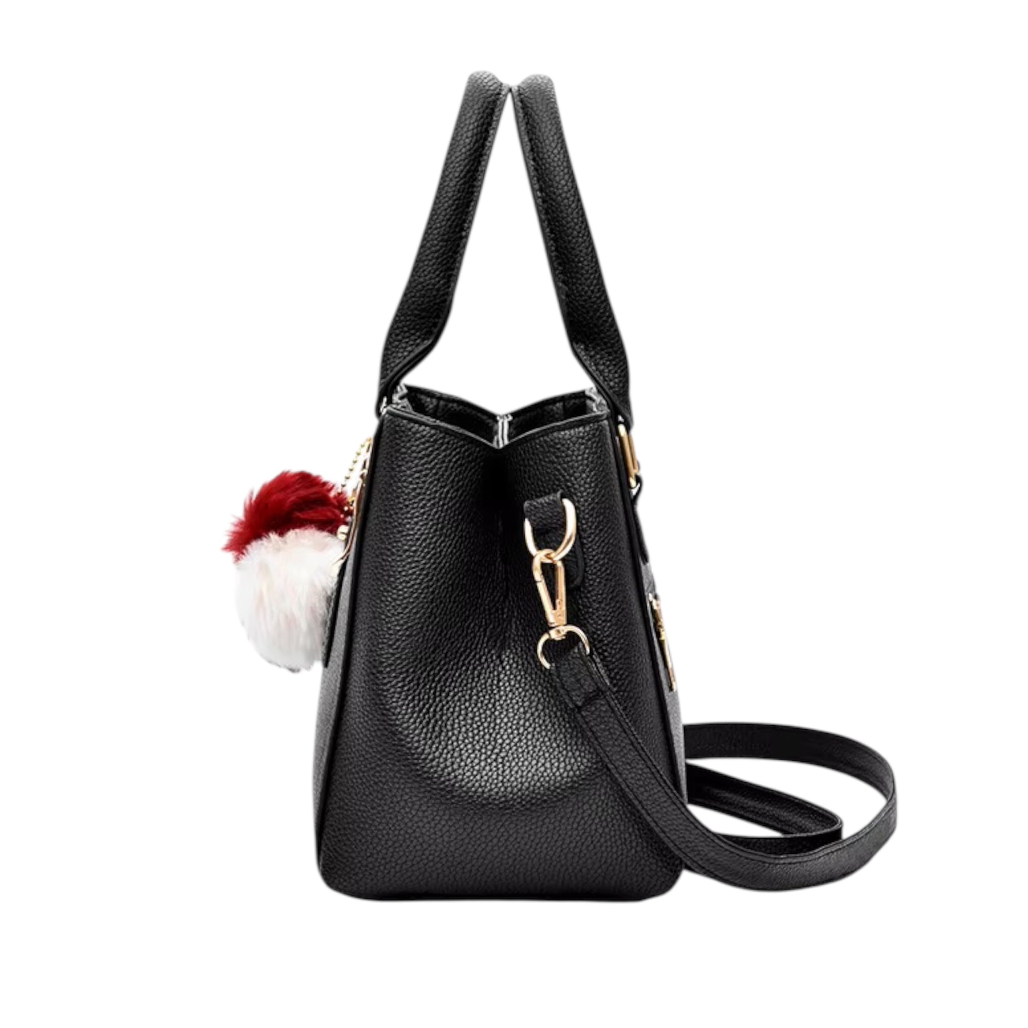 Women's Handbag Bulky Leather Shoulder Bag Multi Pocket Large Capacity Fashion Crossbody Bag Women's Shoulder Bag