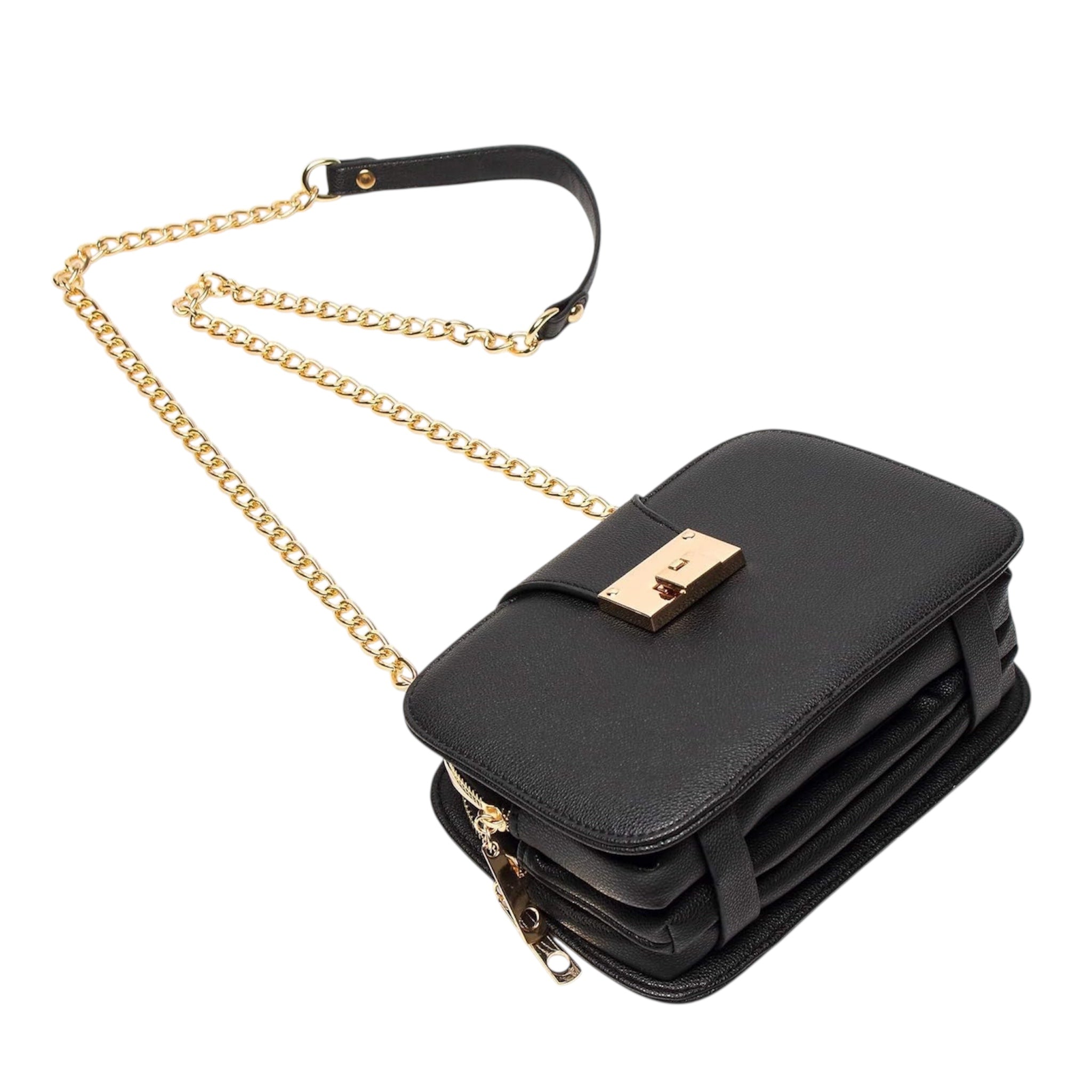 Damestas Enkele schouder diagonaal crossbody tas Meerdere zakken Grote capaciteit Originele leren dames schoudertas
