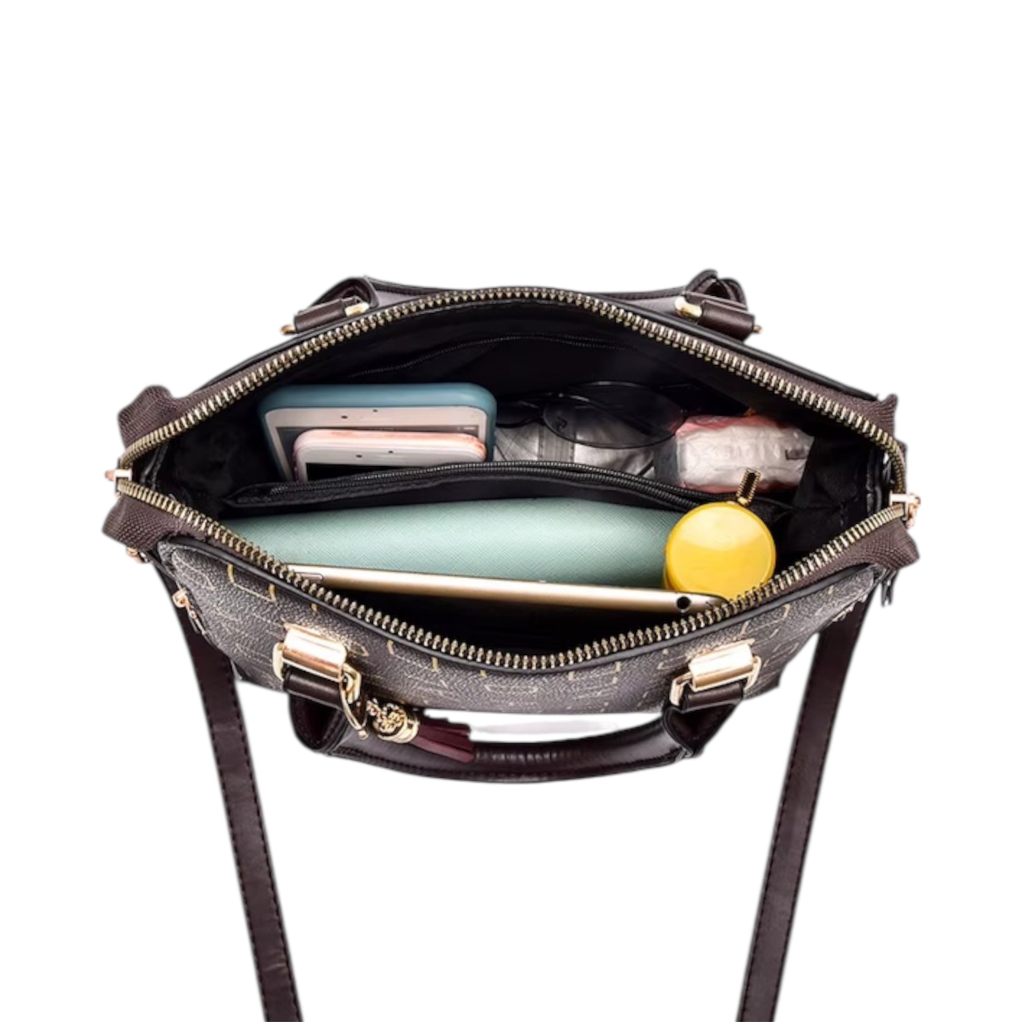 Handtas voor dames, vrijetijdstas, schoudertas met grote capaciteit, handtas van PU-leer, crossbodytas, modieuze schoudertas voor dames