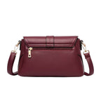 Women's Shoulder Small Square Messenger Bag Original Leather Large Capacity Crossbody Bag Fashion Women's Shoulder Bag