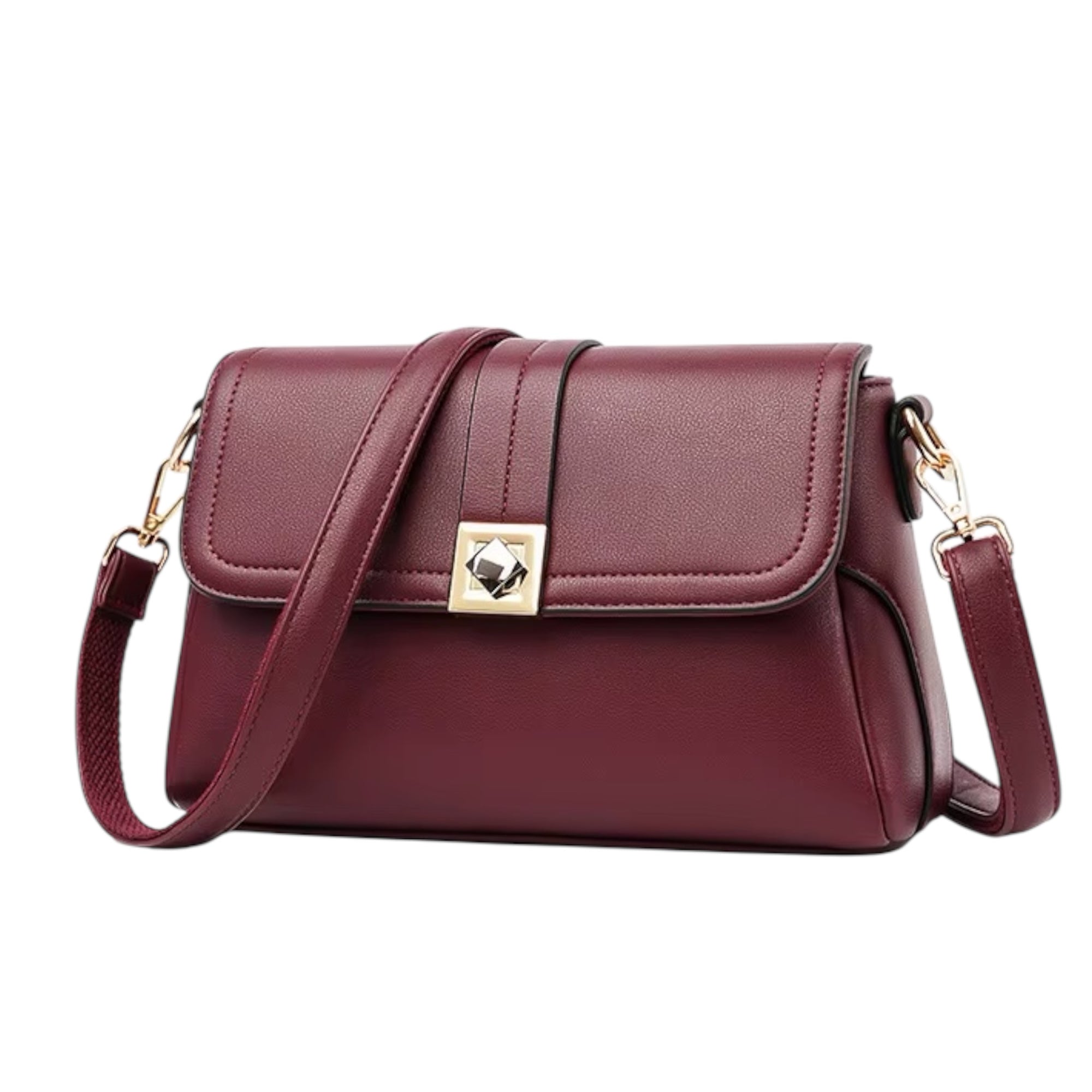 Women's Shoulder Small Square Messenger Bag Original Leather Large Capacity Crossbody Bag Fashion Women's Shoulder Bag