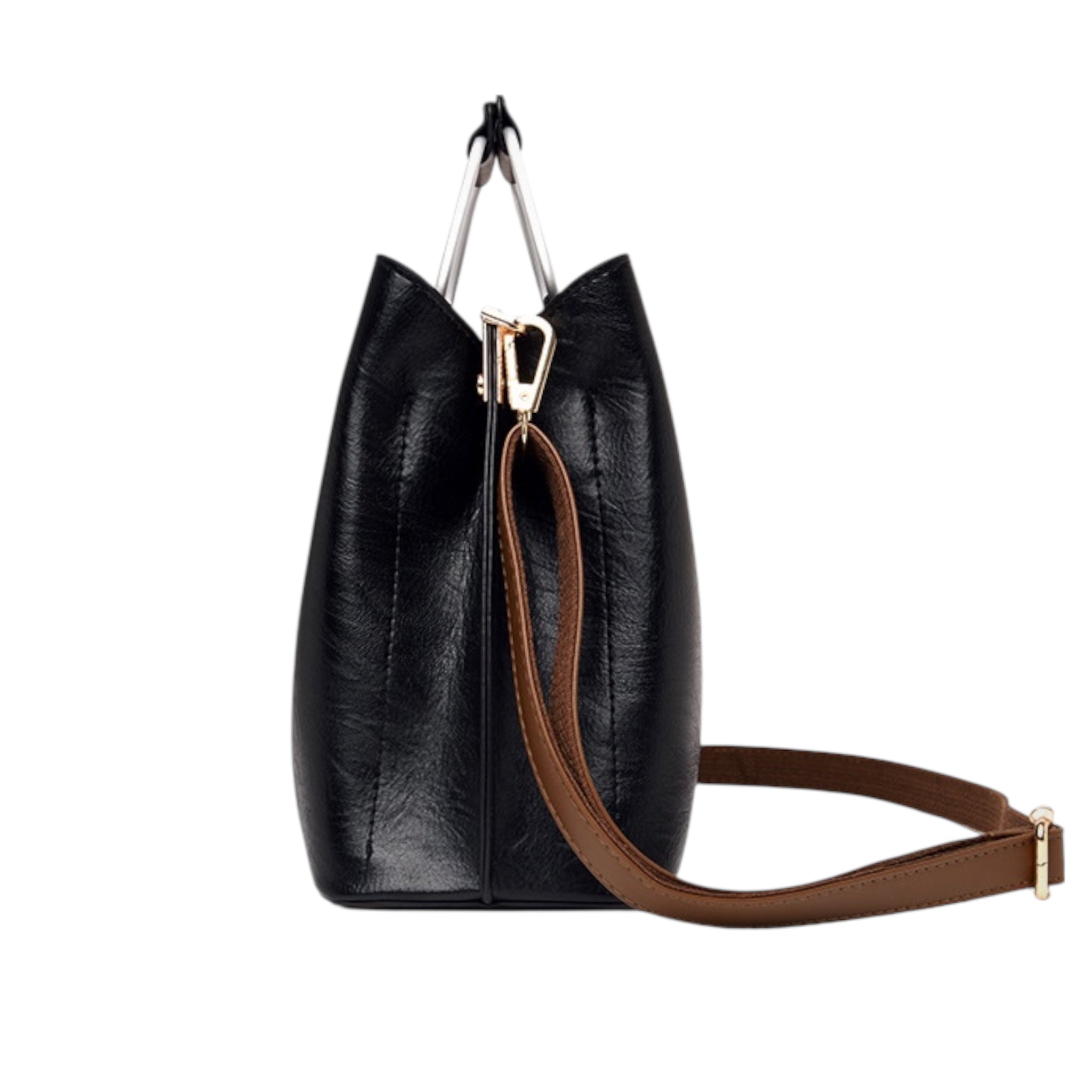 Modieuze dameshandtas Originele leren grote capaciteit Crossbody tas Waterdichte modieuze dames schoudertas