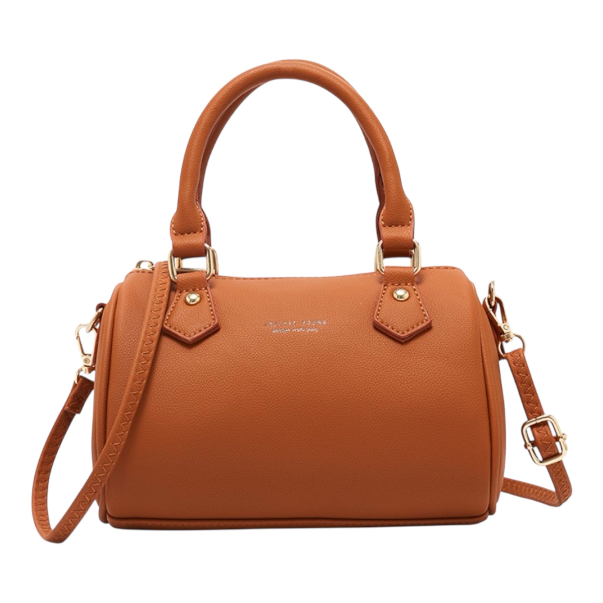 Modieuze kussentas van leer met grote capaciteit voor dames, schoudertas met meerdere ritsvakken, crossbodytas voor dames